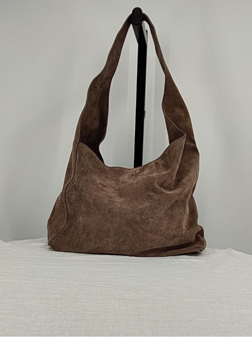 Quince Italian Suede Slouchy Shoulder Bag - Picture 5 of 6